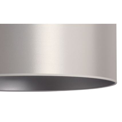 Duolla - Candelabro suspenso CANNES 1xE27/15W/230V diâmetro 45 cm prateado