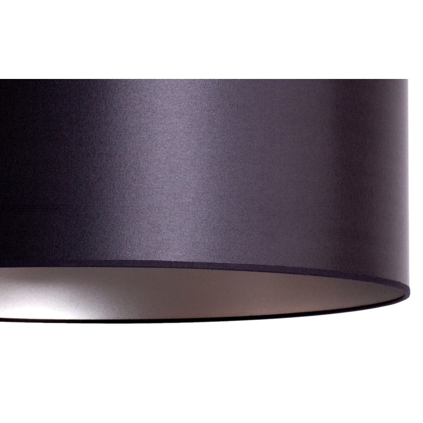 Duolla - Candelabro suspenso CANNES 1xE27/15W/230V diâmetro 45 cm preto/prateado