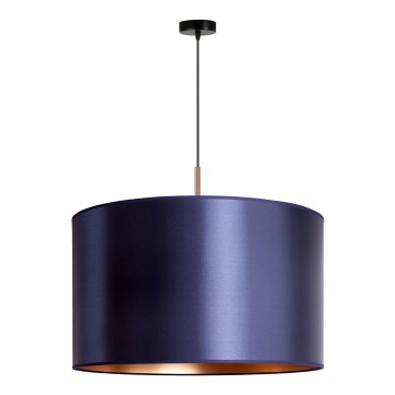Duolla - Candelabro suspenso CANNES 1xE27/15W/230V diâmetro 50 cm azul/cobre
