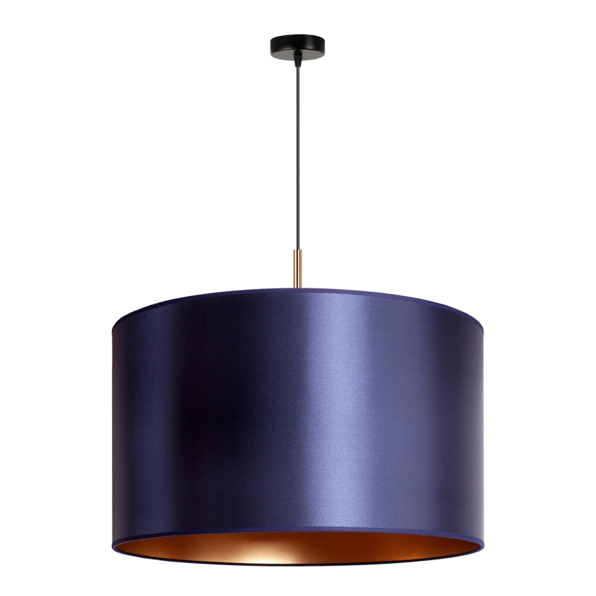 Duolla - Candelabro suspenso CANNES 1xE27/15W/230V diâmetro 50 cm azul/cobre
