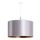 Duolla - Candelabro suspenso CANNES 1xE27/15W/230V diâmetro 50 cm prateado/cobre