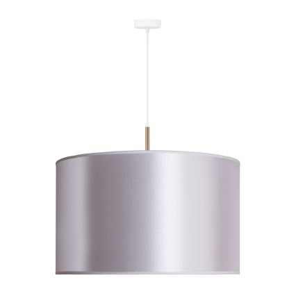 Duolla - Candelabro suspenso CANNES 1xE27/15W/230V diâmetro 50 cm prateado/cobre