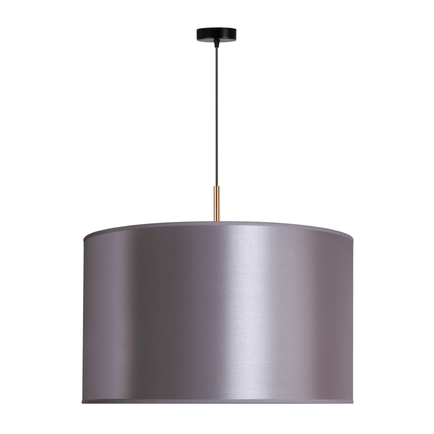 Duolla - Candelabro suspenso CANNES 1xE27/15W/230V diâmetro 50 cm prateado/cobre