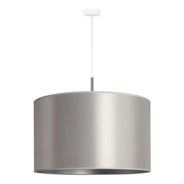 Duolla - Candelabro suspenso CANNES 1xE27/15W/230V diâmetro 50 cm prateado
