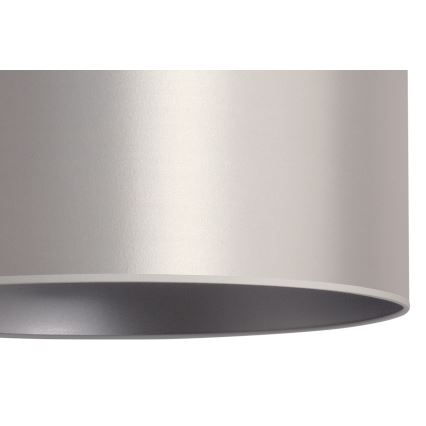 Duolla - Candelabro suspenso CANNES 1xE27/15W/230V diâmetro 50 cm prateado