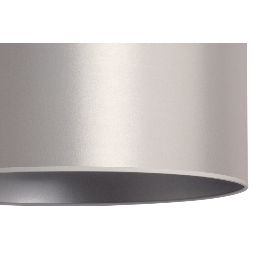 Duolla - Candelabro suspenso CANNES 1xE27/15W/230V diâmetro 50 cm prateado