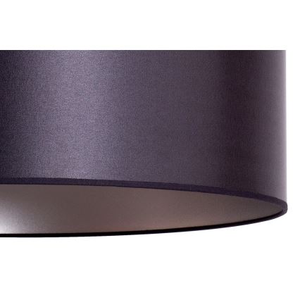 Duolla - Candelabro suspenso CANNES 1xE27/15W/230V diâmetro 50 cm preto/prateado