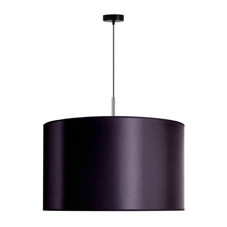 Duolla - Candelabro suspenso CANNES 1xE27/15W/230V diâmetro 50 cm preto/prateado