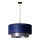 Duolla - Candelabro suspenso NANTES 1xE27/15W/230V diâmetro 45 cm azul/prateado