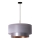 Duolla - Candelabro suspenso NANTES 1xE27/15W/230V diâmetro 45 cm prateado/cobre