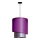 Duolla - Candelabro suspenso PARIS 1xE27/15W/230V diâmetro 40 cm roxo/prateado