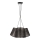 Duolla - Candelabro suspenso ROSSA 3xE27/40W/230V preto