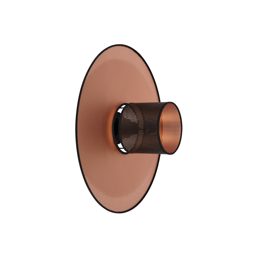 Duolla - Iluminação de parede TOKYO SHINY 1xE27/15W/230V diâmetro 50 cm cobre/preto