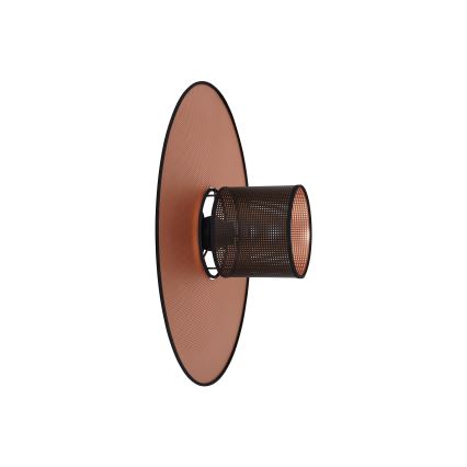 Duolla - Iluminação de parede TOKYO SHINY 1xE27/15W/230V diâmetro 50 cm cobre/preto