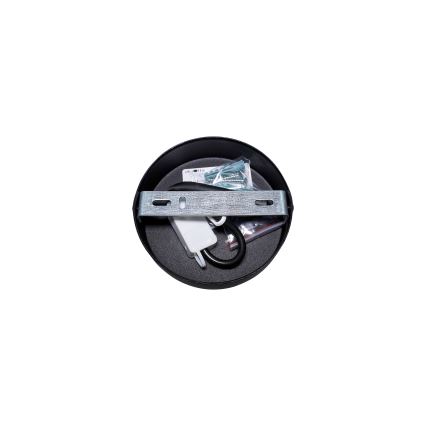 Duolla - Iluminação de parede TOKYO SHINY 1xE27/15W/230V diâmetro 50 cm cobre/preto