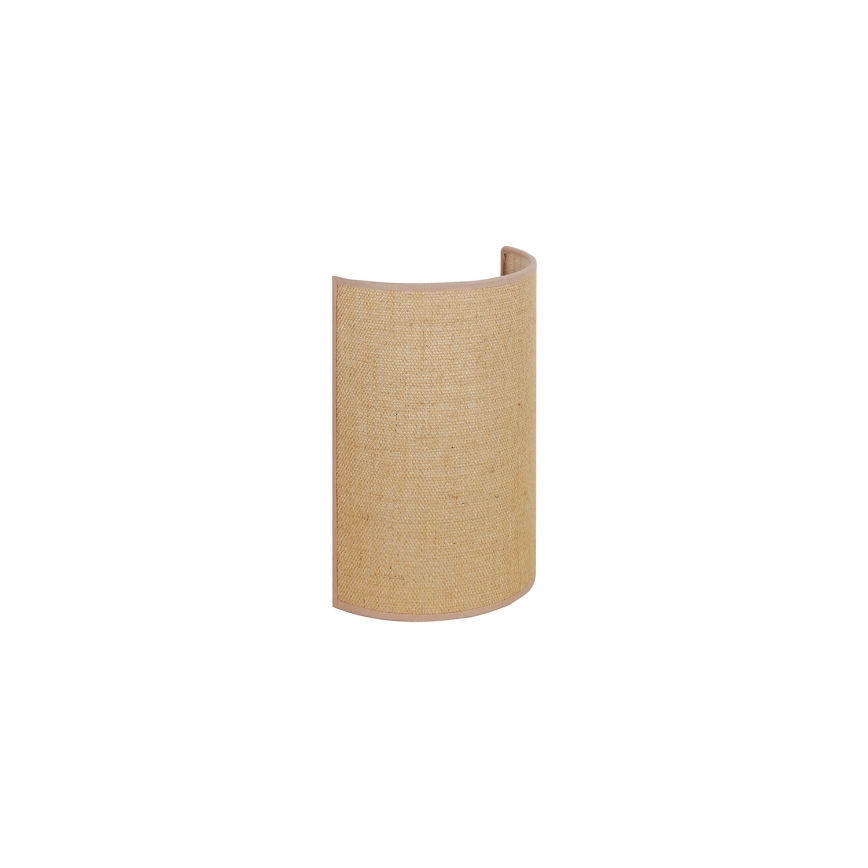 Duolla - Iluminação de parede YUTE 1xE27/15W/230V diâmetro 20 cm castanho
