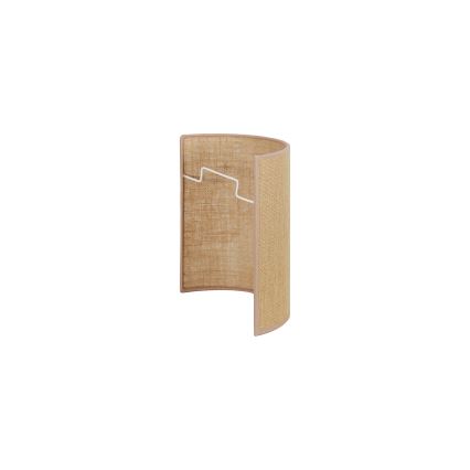 Duolla - Iluminação de parede YUTE 1xE27/15W/230V diâmetro 20 cm castanho