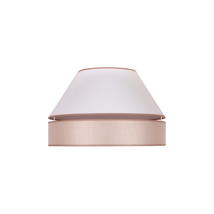 Duolla - Iluminação de teto AVIGNON 1xE27/15W/230V diâmetro 50 cm branco/bege