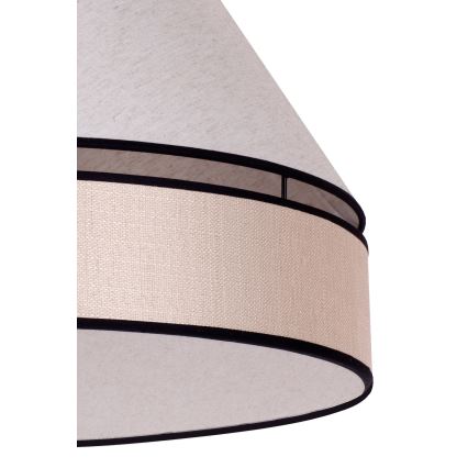 Duolla - Iluminação de teto AVIGNON 3xE27/15W/230V diâmetro 60 cm bege