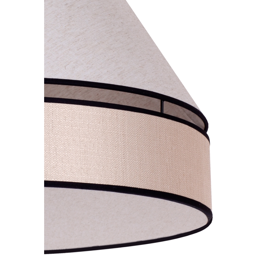 Duolla - Iluminação de teto AVIGNON 3xE27/15W/230V diâmetro 60 cm bege