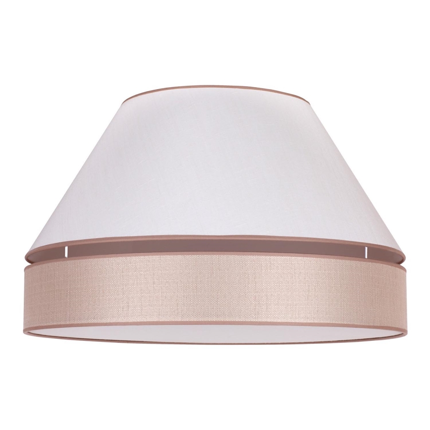 Duolla - Iluminação de teto AVIGNON 3xE27/15W/230V diâmetro 60 cm branco/bege