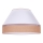 Duolla - Iluminação de teto AVIGNON 3xE27/15W/230V diâmetro 60 cm branco/castanho