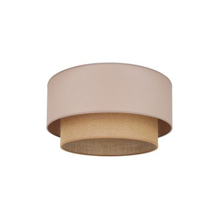 Duolla - Iluminação de teto BOHO 1xE27/15W/230V diâmetro 45 cm bege/castanho