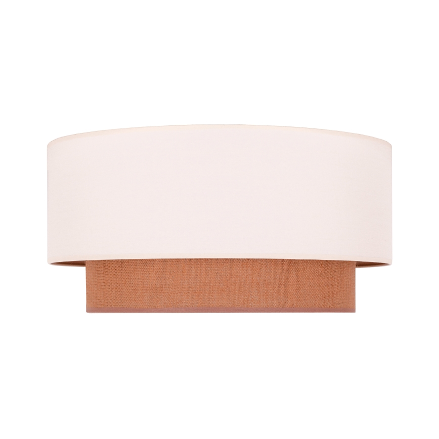 Duolla - Iluminação de teto BOHO 3xE27/15W/230V d. 60 cm bege/castanho