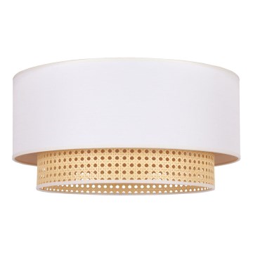 Duolla - Iluminação de teto BOHO 3xE27/15W/230V d. 60 cm cremoso/vime