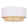 Duolla - Iluminação de teto BOHO 3xE27/15W/230V d. 60 cm cremoso/vime