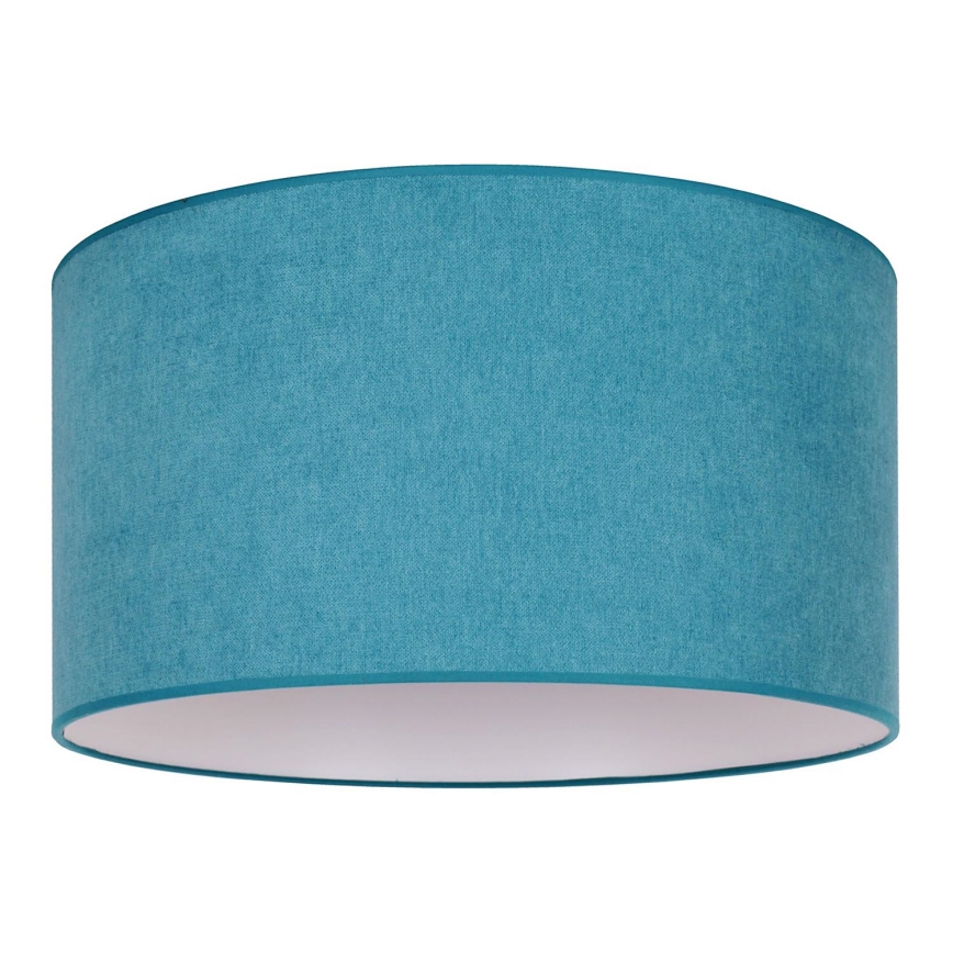 Duolla - Iluminação de teto BRISTOL 1xE27/15W/230V diâmetro 45 cm turquesa/branco