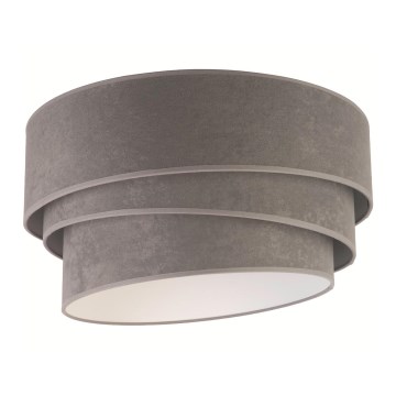 Duolla - Iluminação de teto DEVON 1xE27/40W/230V diâmetro 45 cm cinzento