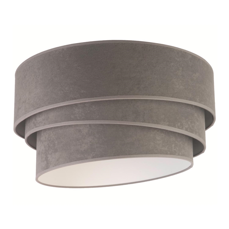 Duolla - Iluminação de teto DEVON 1xE27/40W/230V diâmetro 45 cm cinzento