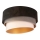 Duolla - Iluminação de teto DEVON 1xE27/40W/230V diâmetro 45 cm preto/cinzento/bege