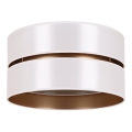 Duolla - Iluminação de teto DUO 1xE27/15W/230V diâmetro 40 cm branco/dourado