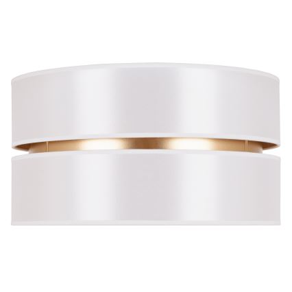 Duolla - Iluminação de teto DUO 1xE27/15W/230V diâmetro 40 cm branco/dourado
