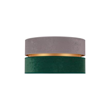 Duolla - Iluminação de teto DUO 1xE27/15W/230V diâmetro 40 cm cinzento/verde/dourado