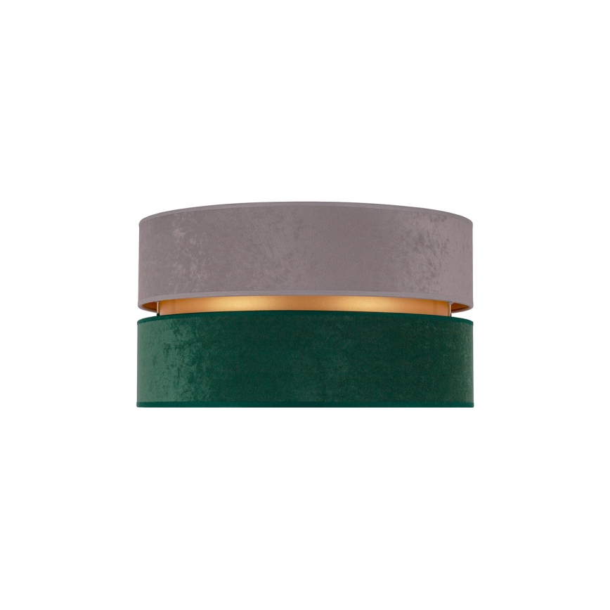 Duolla - Iluminação de teto DUO 1xE27/15W/230V diâmetro 40 cm cinzento/verde/dourado