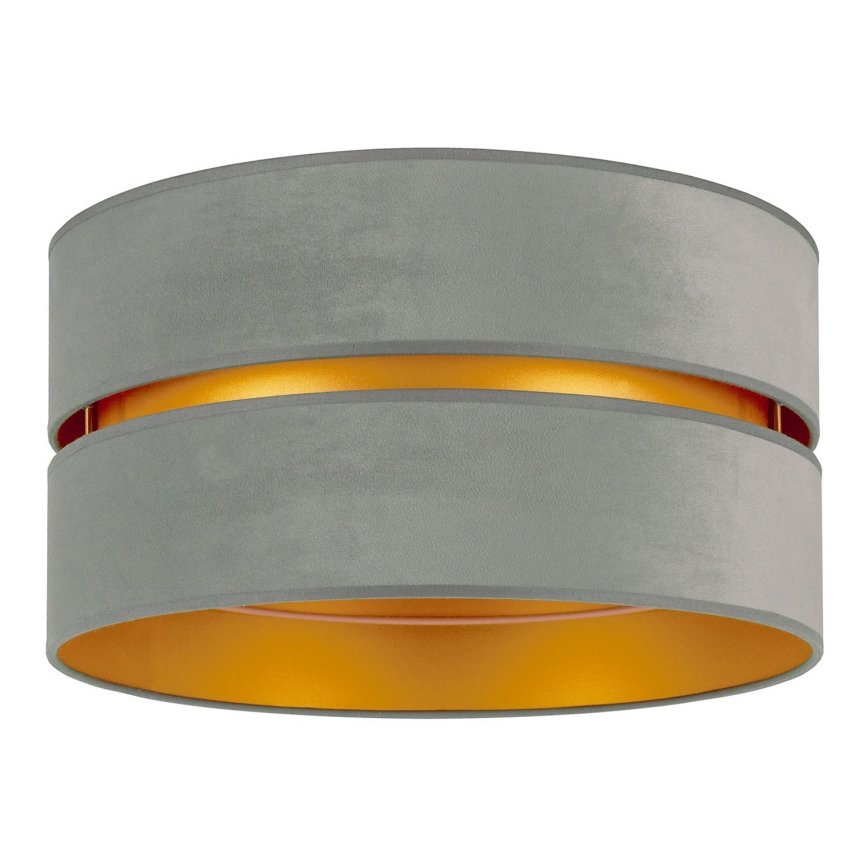 Duolla - Iluminação de teto DUO 1xE27/15W/230V diâmetro 40 cm verde claro/dourado