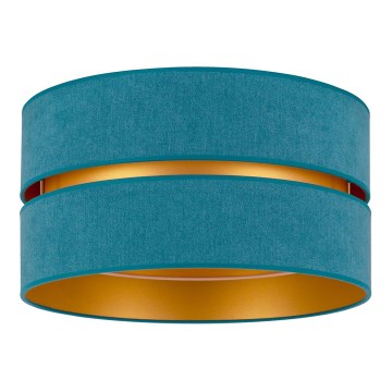 Duolla - Iluminação de teto DUO 1xE27/40W/230V diâmetro 40 cm turquesa/dourado