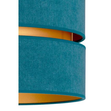 Duolla - Iluminação de teto DUO 1xE27/40W/230V diâmetro 40 cm turquesa/dourado