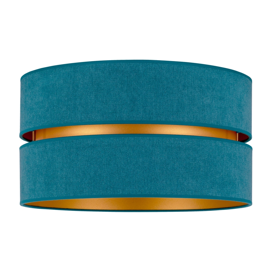 Duolla - Iluminação de teto DUO 1xE27/40W/230V diâmetro 40 cm turquesa/dourado