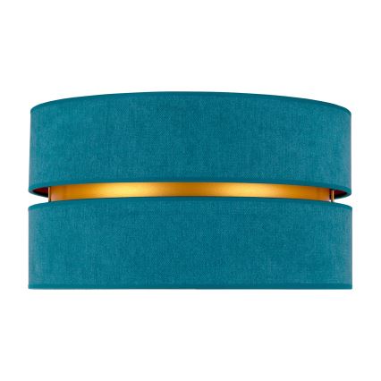 Duolla - Iluminação de teto DUO 1xE27/40W/230V diâmetro 40 cm turquesa/dourado