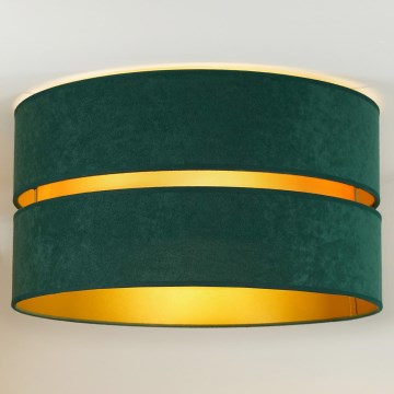 Duolla - Iluminação de teto DUO 1xE27/40W/230V diâmetro 40 cm verde/dourado
