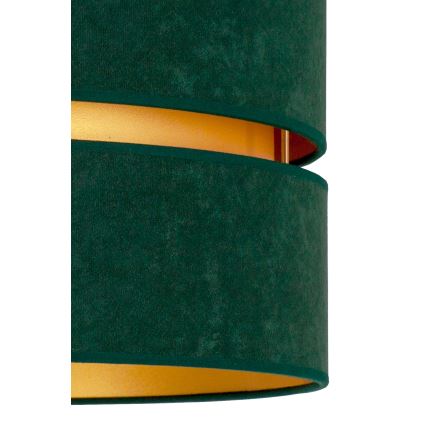 Duolla - Iluminação de teto DUO 1xE27/40W/230V diâmetro 40 cm verde/dourado