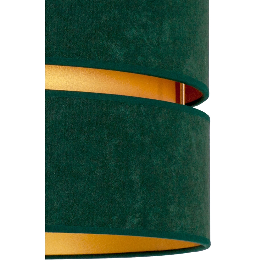 Duolla - Iluminação de teto DUO 1xE27/40W/230V diâmetro 40 cm verde/dourado