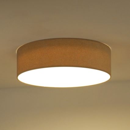 Duolla - Iluminação de teto LED CORTINA LED/26W/230V diâmetro 30 cm 4000K bege
