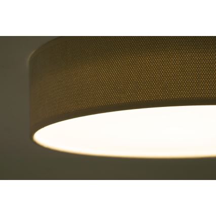 Duolla - Iluminação de teto LED CORTINA LED/26W/230V diâmetro 30 cm 4000K bege