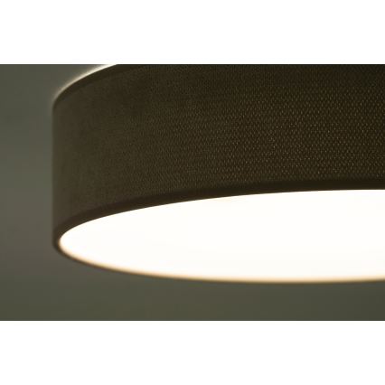 Duolla - Iluminação de teto LED CORTINA LED/26W/230V diâmetro 30 cm 4000K castanho