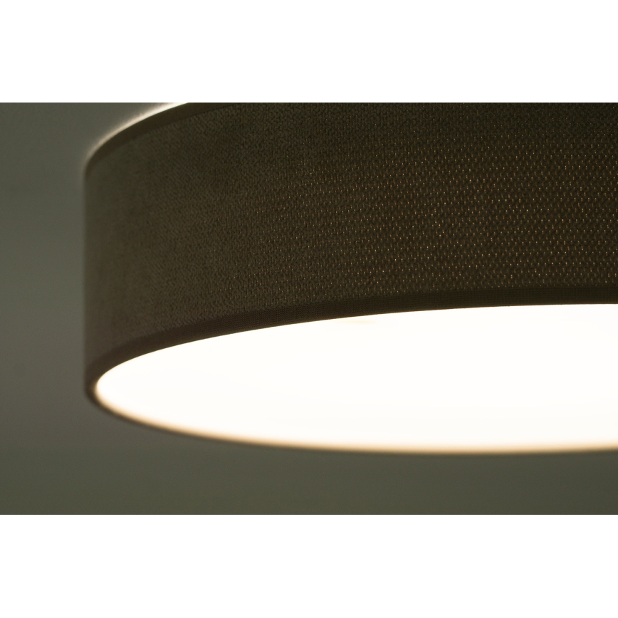 Duolla - Iluminação de teto LED CORTINA LED/26W/230V diâmetro 30 cm 4000K castanho